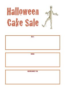 bake sale poster ideas