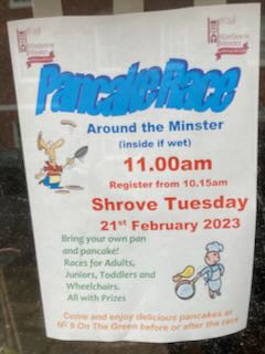 Pancake Race Poster