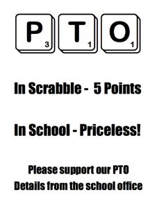 PTO Poster Scrabble
