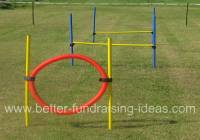 Dog agility course