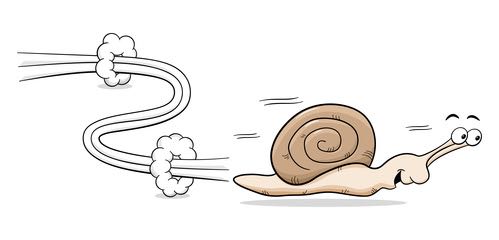 Racing Snail Cartoon