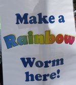 Kids Fundraiser Rainbow Worm