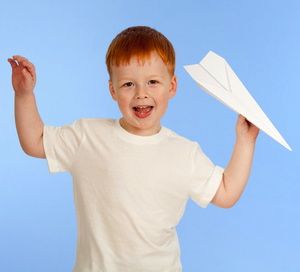 Paper aeroplane fundraiser
